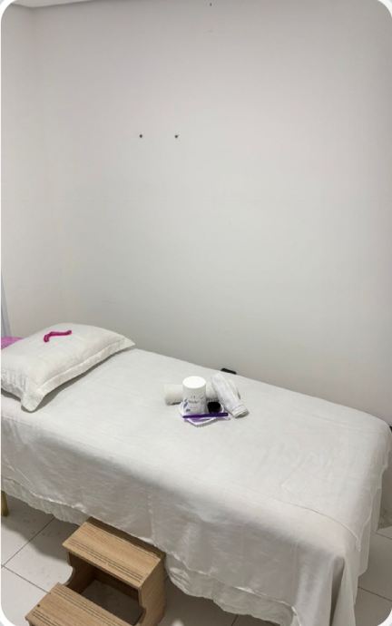 Sala de massagem criada no condomínio